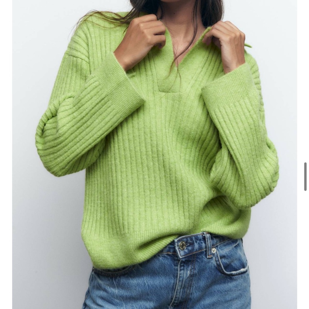 Zara ribbed knit sweater